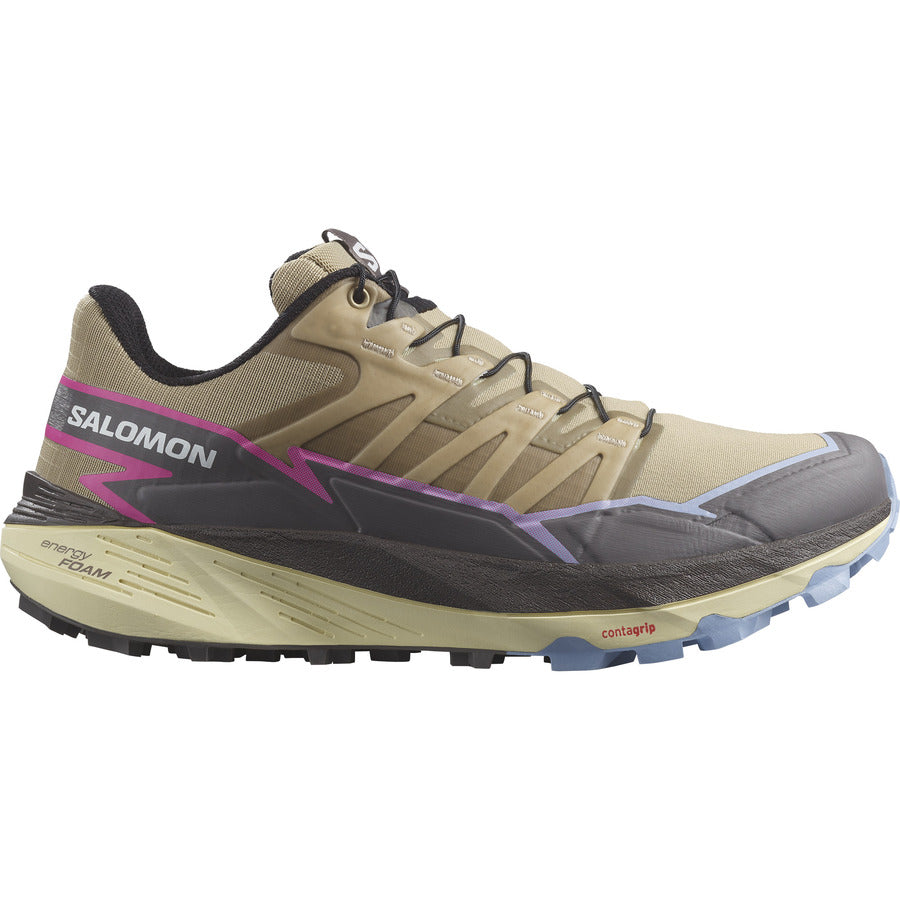 Salomon Thundercross Slate Green Plum Kitten Blue Heron Womens