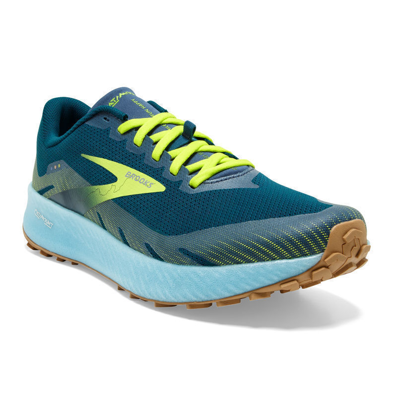 Brooks Catamount | Blue / Lime / Biscuit | Mens