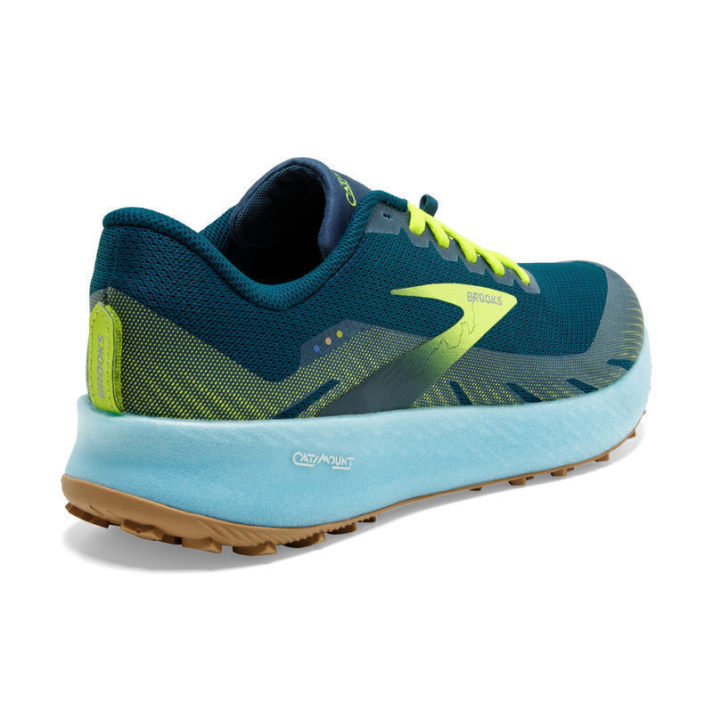 Brooks Catamount | Blue / Lime / Biscuit | Mens