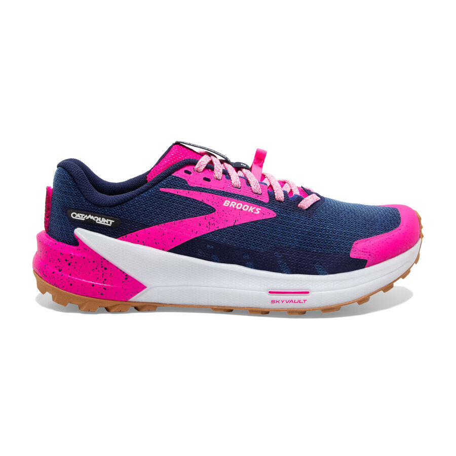 Brooks Catamount 2 | Peacoat / Pink / Biscuit | Womens