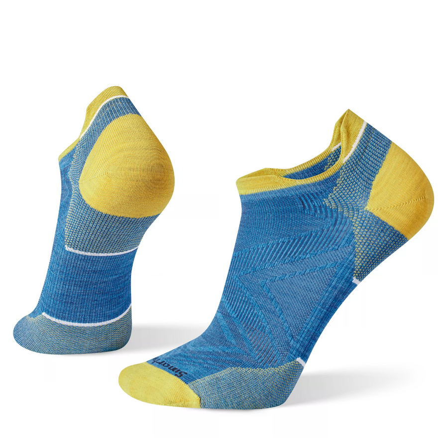 Smartwool Run Zero Cushion Socks | Low Ankle Length | Neptune Blue