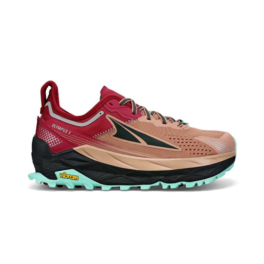 Altra Olympus 5 | Brown / Red | Womens