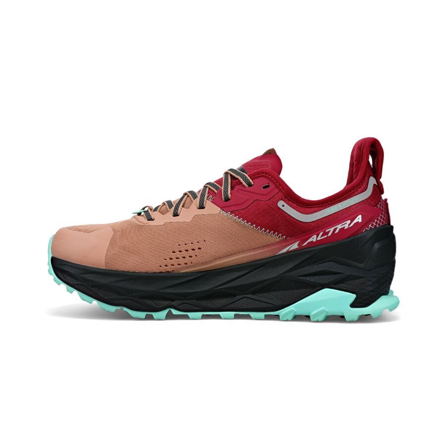 Altra Olympus 5 | Brown / Red | Womens