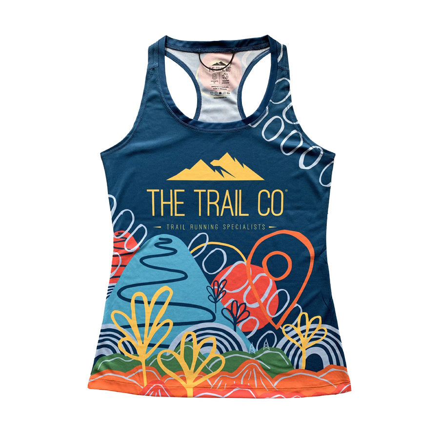 The Trail Co. Run Singlet | Wanderlust | Womens