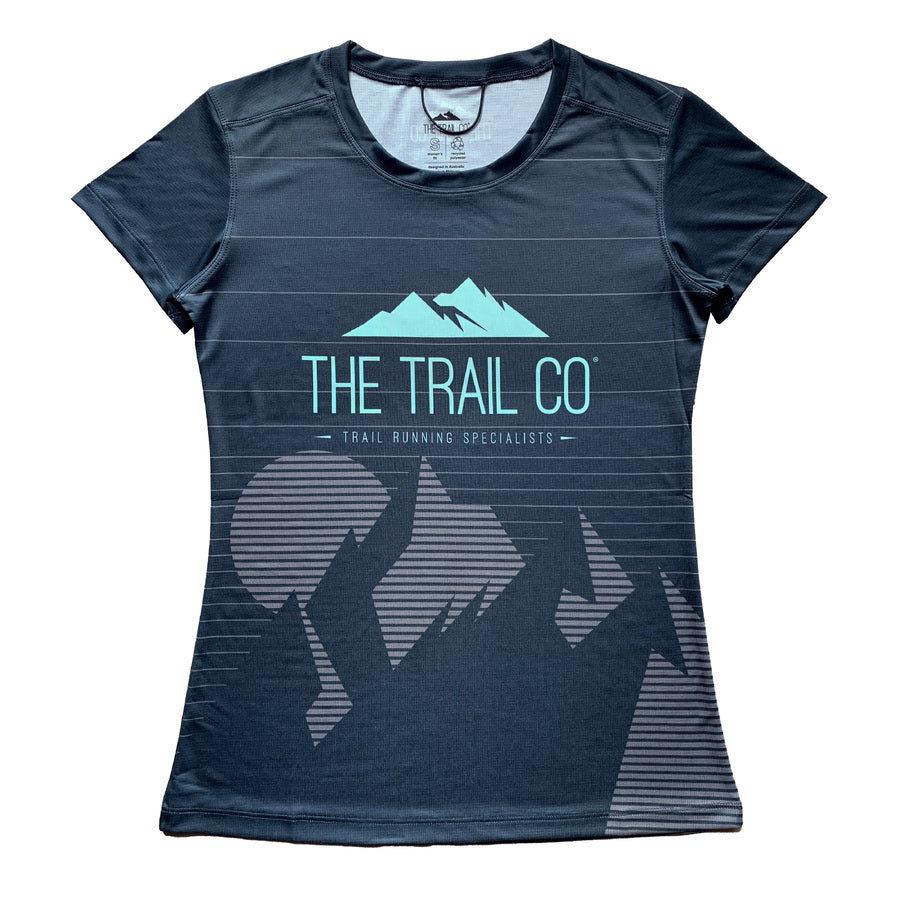 The Trail Co. Run Tee | Mountain Shadow | Womens