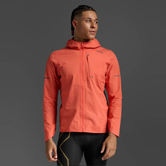 2XU Ignition Shield Jacket | Ember / Black Reflective | Mens