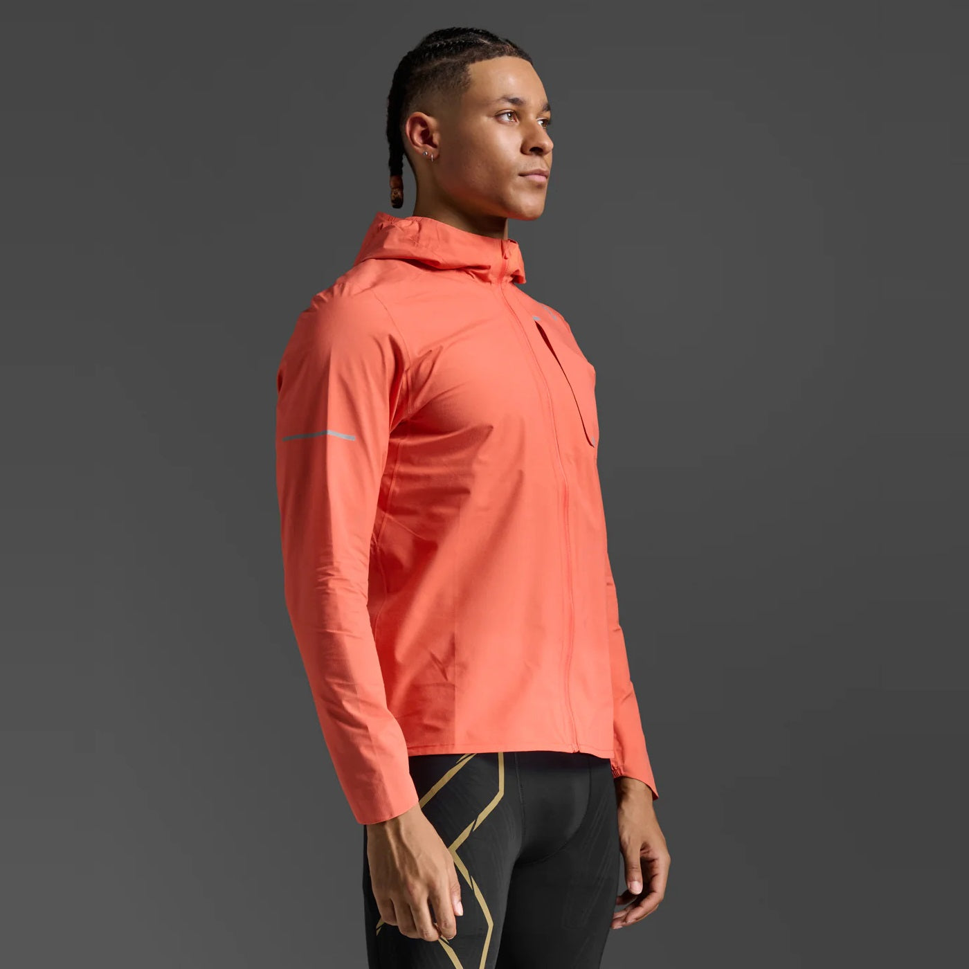 2XU Ignition Shield Jacket | Ember / Black Reflective | Mens