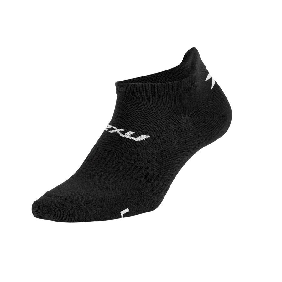 2XU Ankle Sock 3 Pack | Black / White