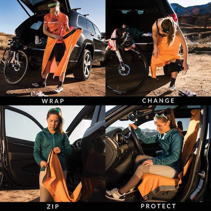 Orange Mud Transition and Seat Wrap | Black