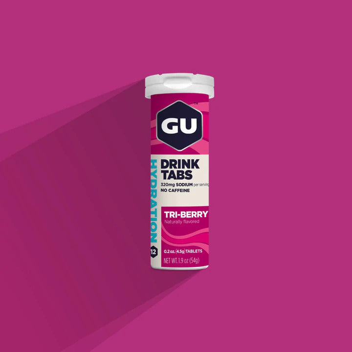 GU Electrolyte Hydration Drink Tabs | Tri-Berry