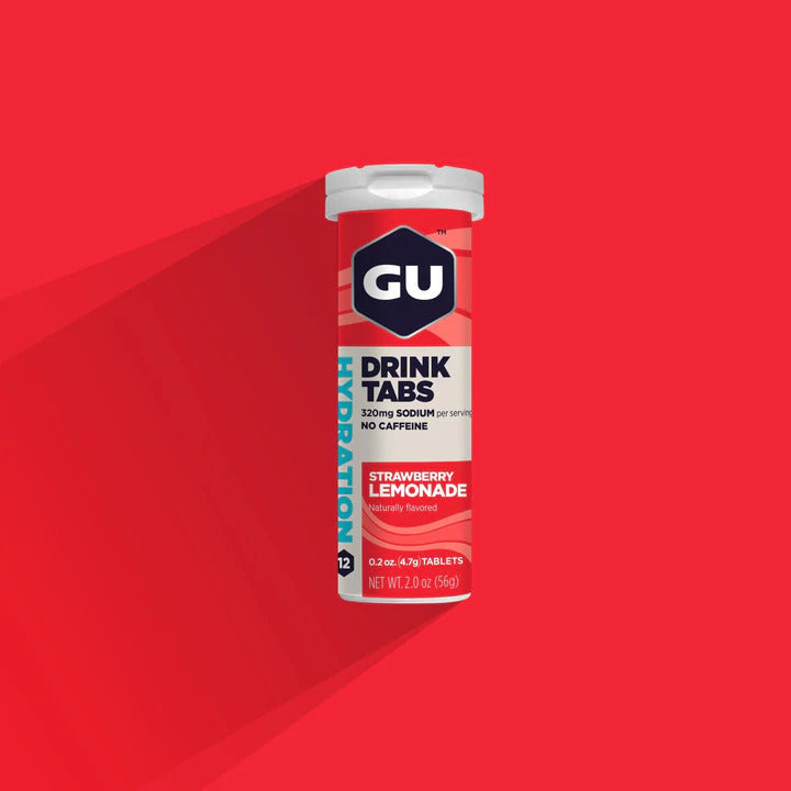 GU Electrolyte Hydration Drink Tabs | Strawberry Lemonade