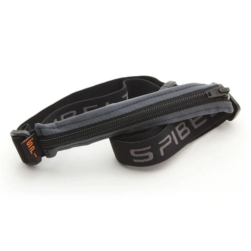 SPIbelt Original Running Belt | Anthracite / Black Zip