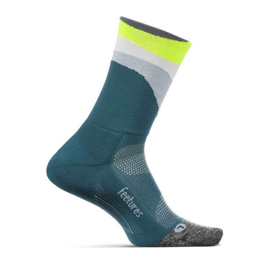 Feetures Elite | Light Cushion | Mini-Crew | Retrograde Teal