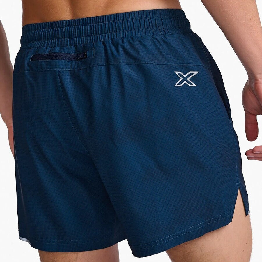 2XU Aero 5 Inch Shorts | Halftone Camo / Silver Reflective | Mens