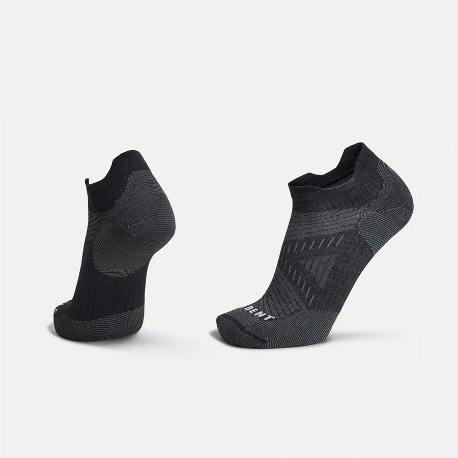 Le Bent Run Sock | Targeted Cushion | Micro | Black