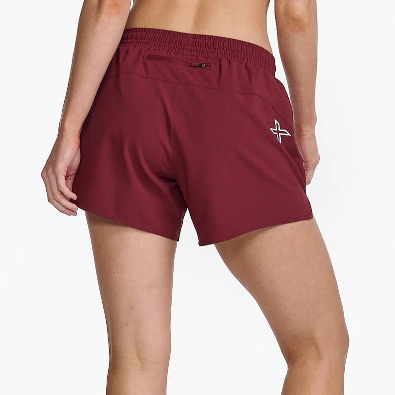 2XU Aero 5 Inch Shorts | Truffle / White Reflective | Womens