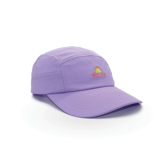 Helios Ultralight 7 Panel Running Cap | Firm Brim | Lavender