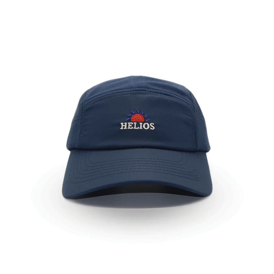 Helios Ultralight 7 Panel Running Cap | Firm Brim | Navy