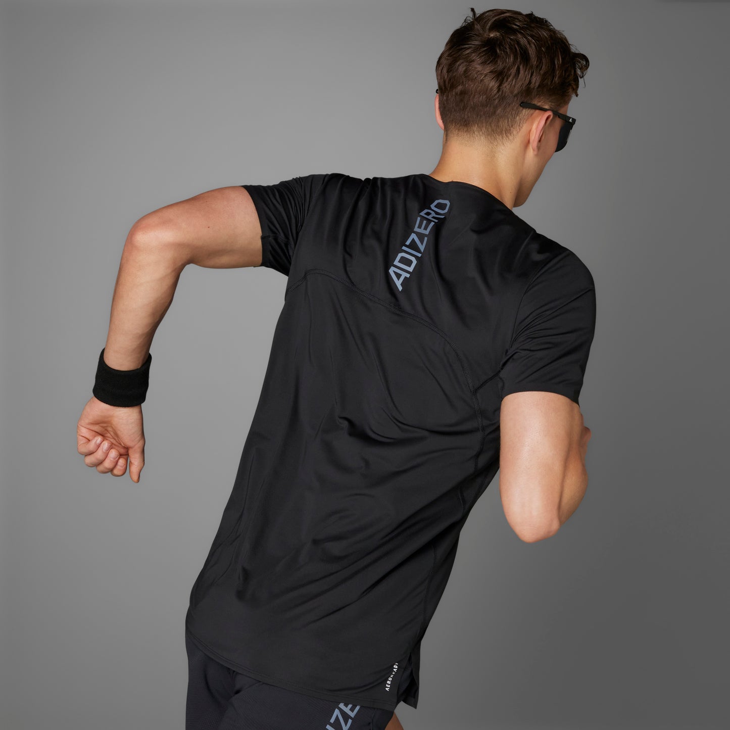 Adidas Adizero Tee | Black | Mens