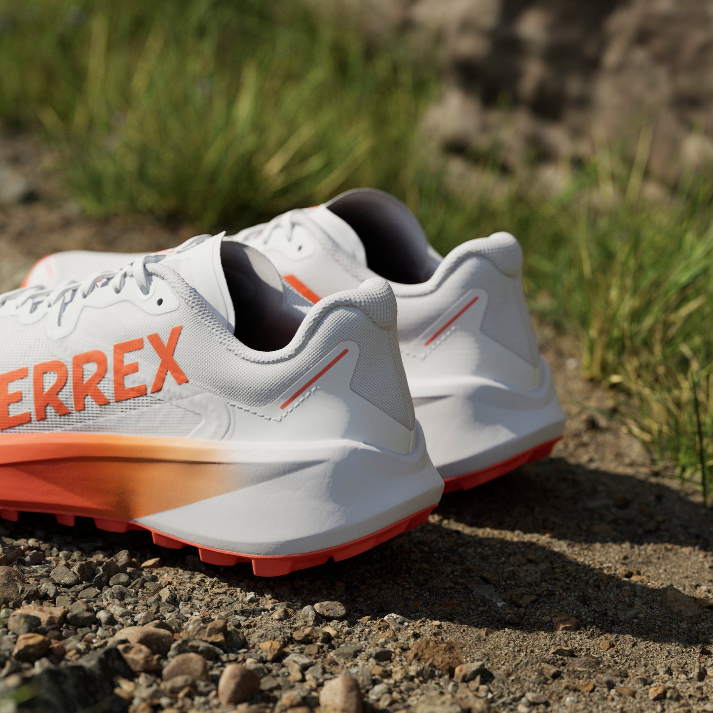 adidas Terrex Agravic 3 | Cloud White / Semi Impact Orange / Dash Grey | Mens