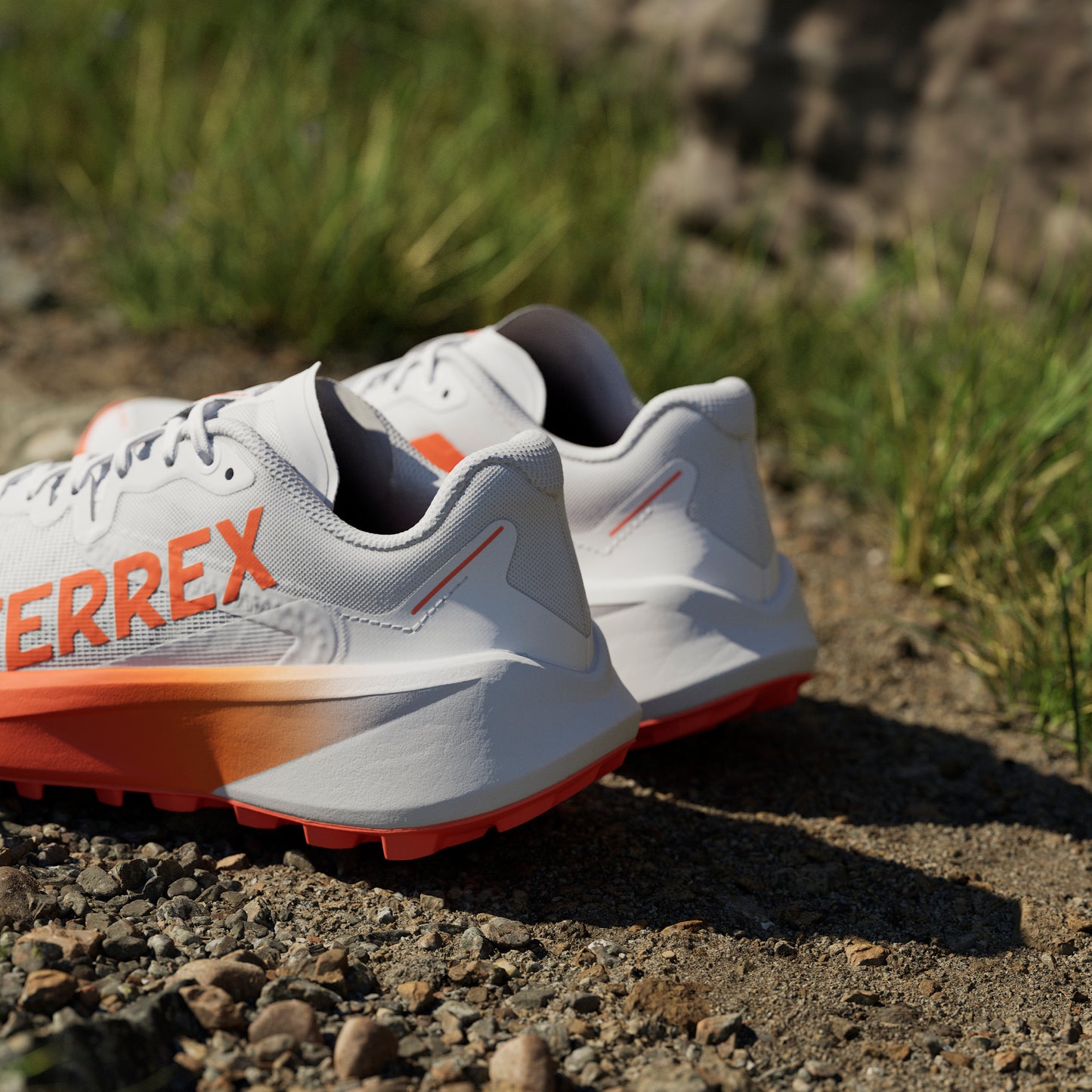 adidas Terrex Agravic 3 | Cloud White / Semi Impact Orange / Dash Grey | Womens