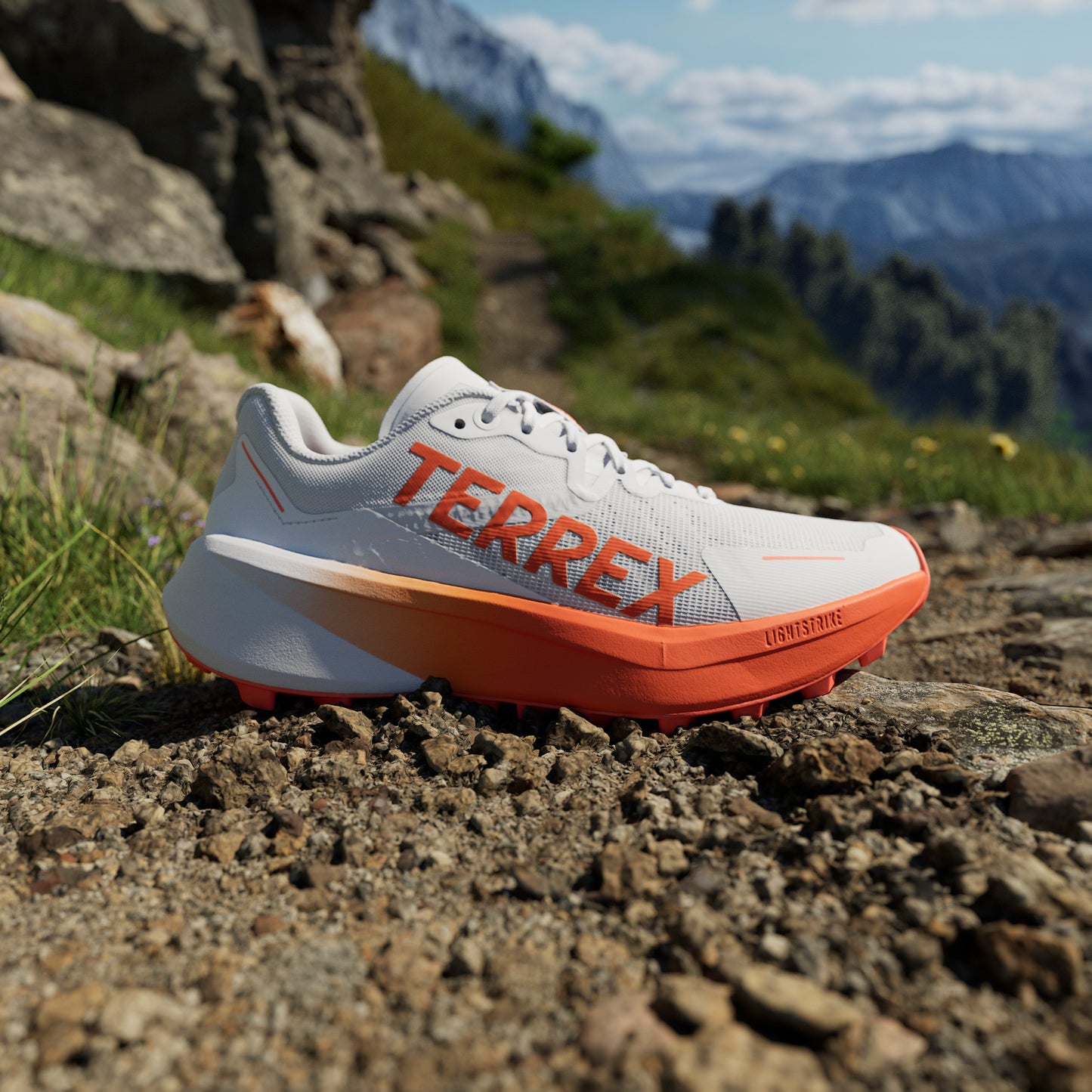 adidas Terrex Agravic 3 | Cloud White / Semi Impact Orange / Dash Grey | Womens