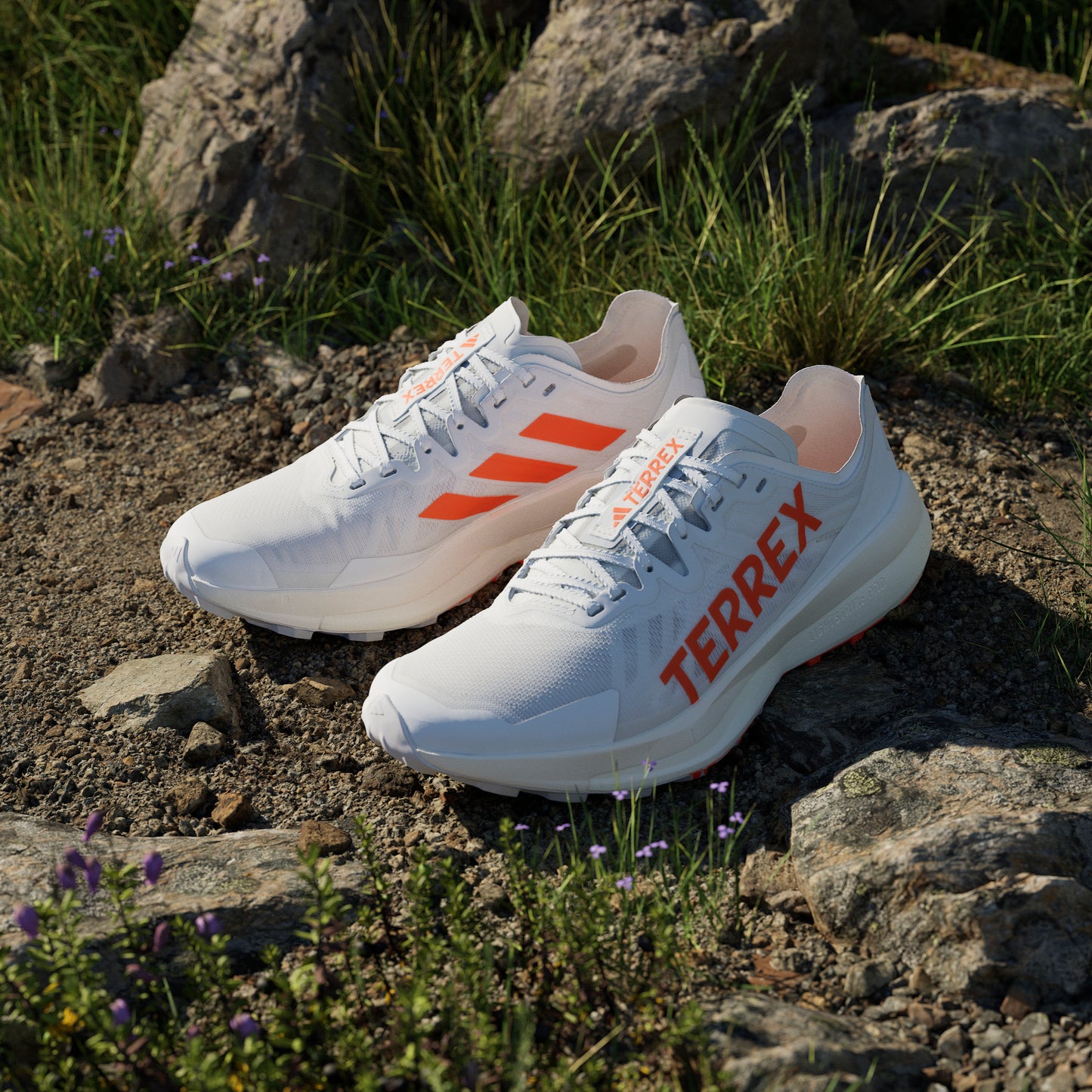 adidas Terrex Agravic Speed | Dash Grey / Impact Orange / Cloud White | Mens