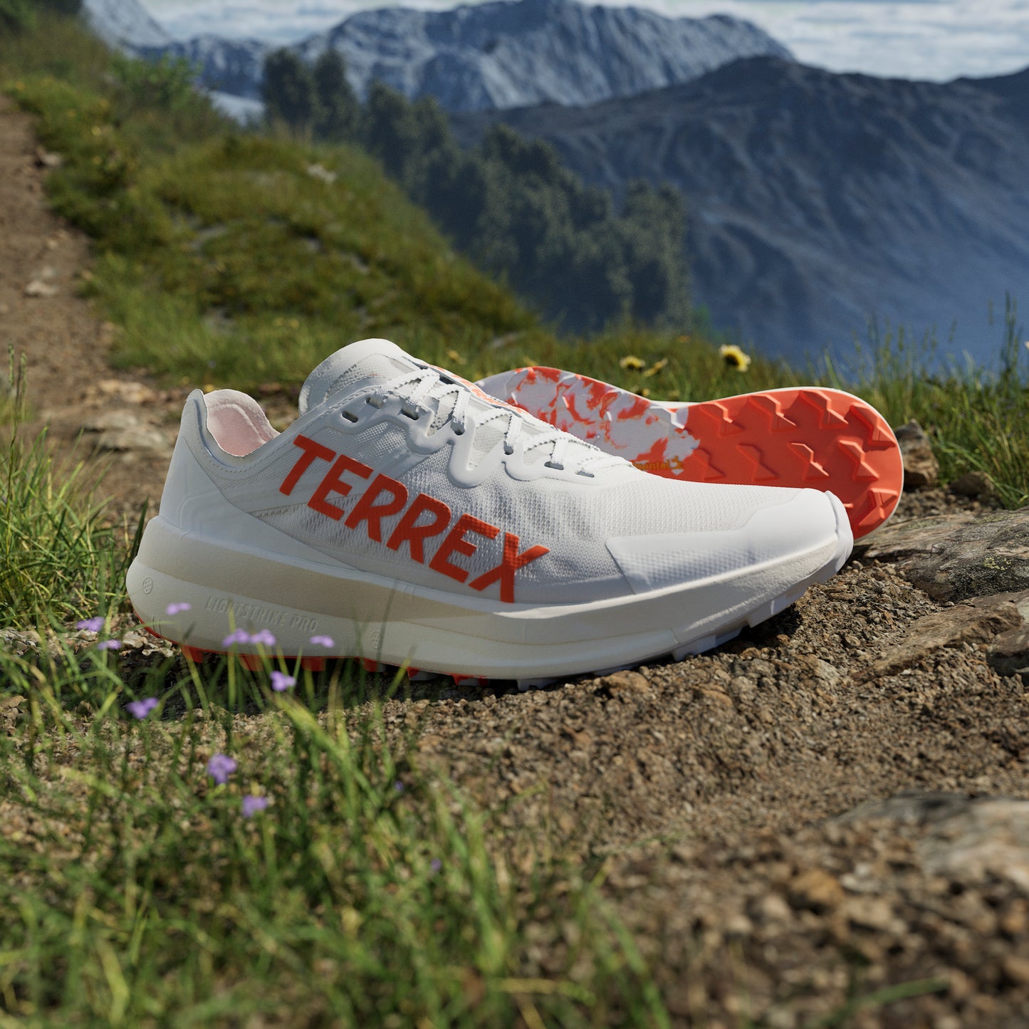 adidas Terrex Agravic Speed | Dash Grey / Impact Orange / Cloud White | Mens