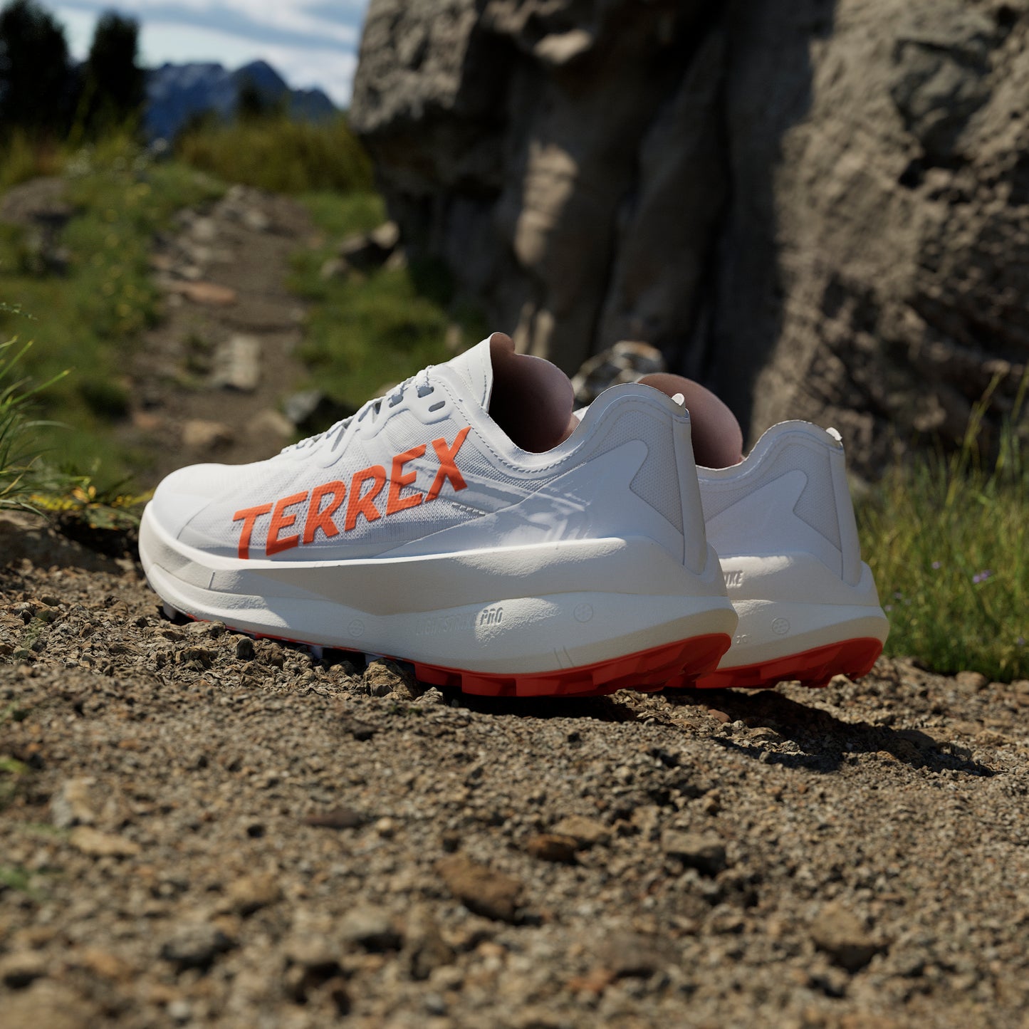 adidas Terrex Agravic Speed | Dash Grey / Impact Orange / Cloud White | Mens