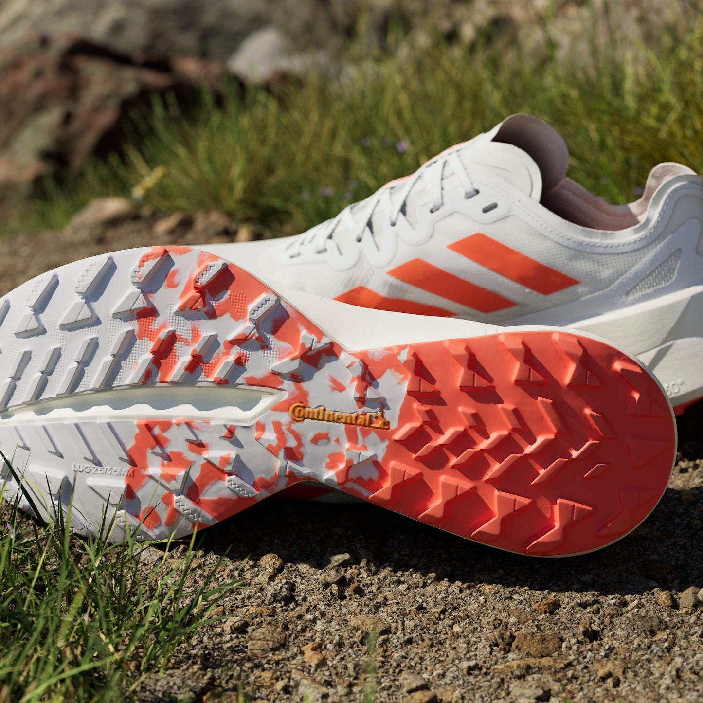 adidas Terrex Agravic Speed Ultra | Cloud White / Impact Orange / Dash Grey | Mens