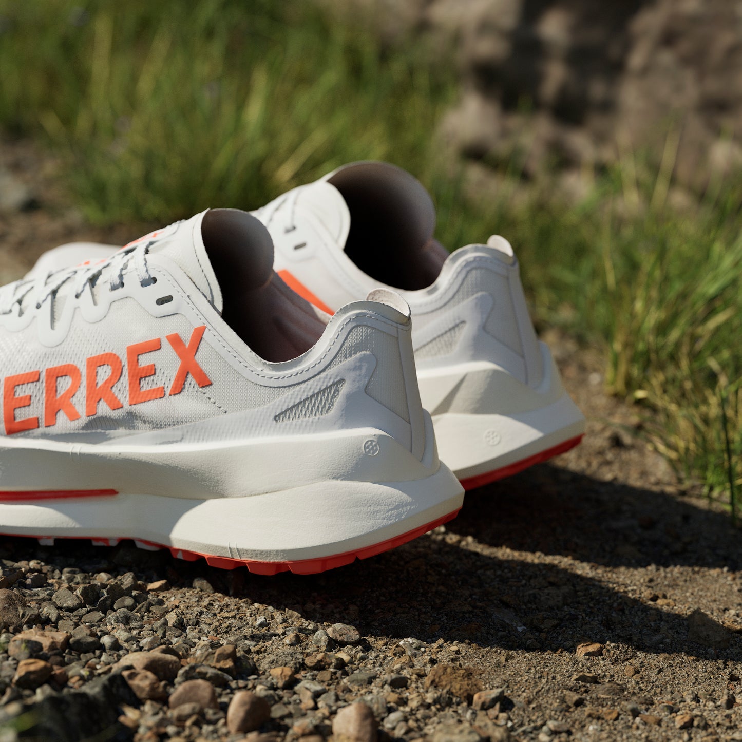 adidas Terrex Agravic Speed Ultra | Cloud White / Impact Orange / Dash Grey | Mens