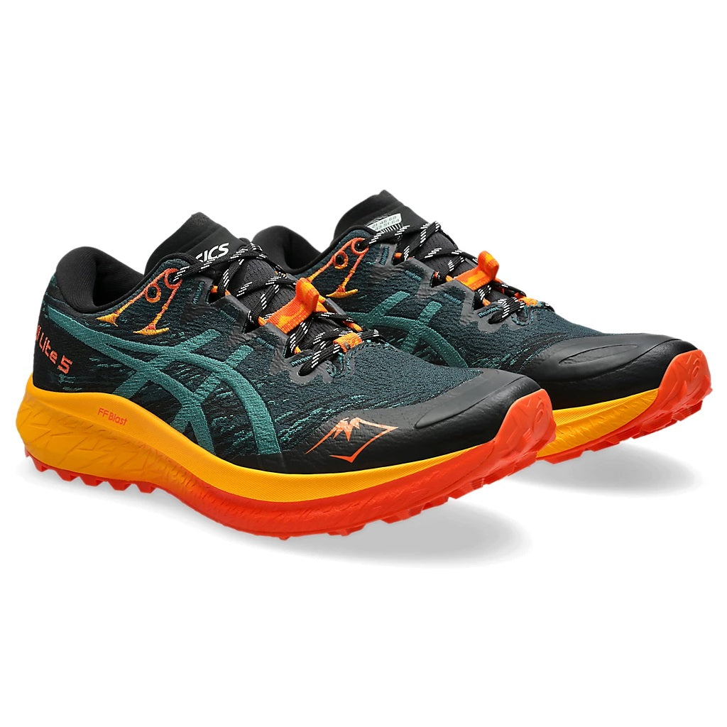 Asics Fuji Lite 5 | Saxon Green / Rainy Lake | Mens