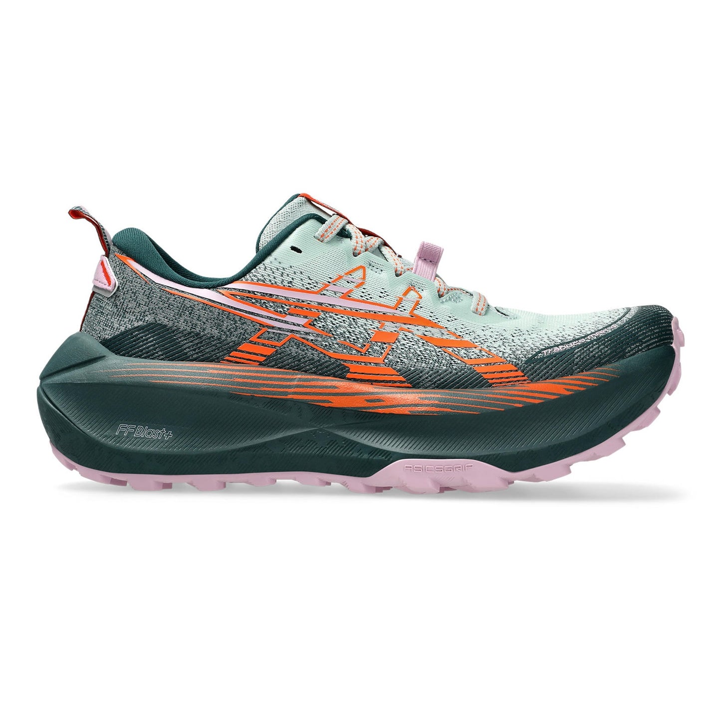 Asics Trabuco Max 4 | Cold Moss / Nova Orange | Womens