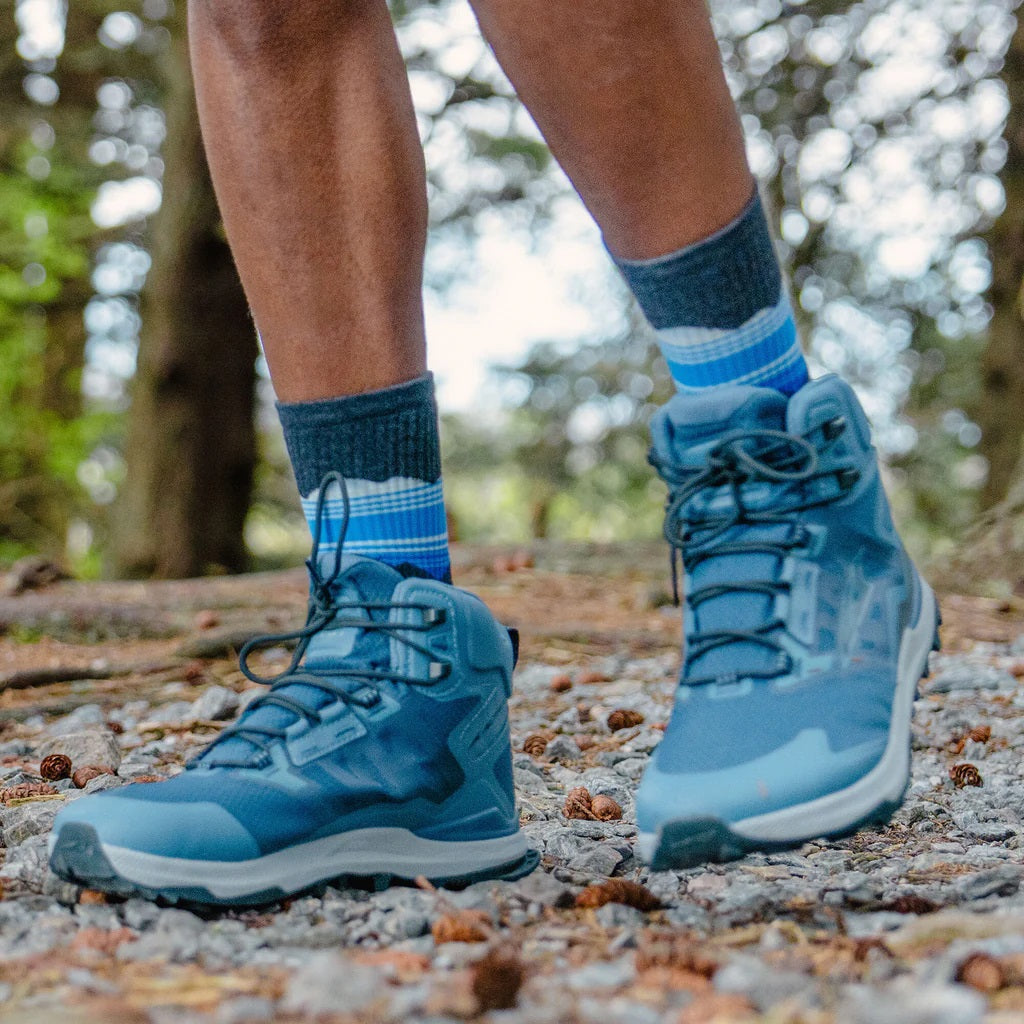 Feetures Trail | Max Cushion | Mini-Crew | Blue Ridge Charcoal