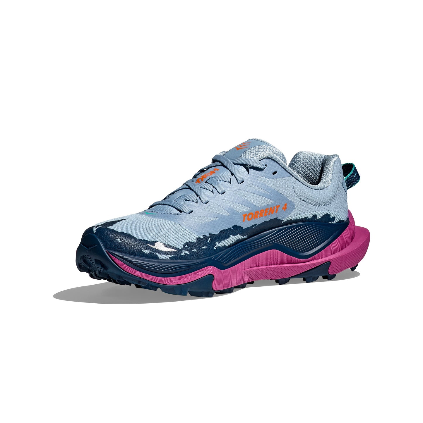 Hoka Torrent 4 | Drizzle / Fuchsia | Womens