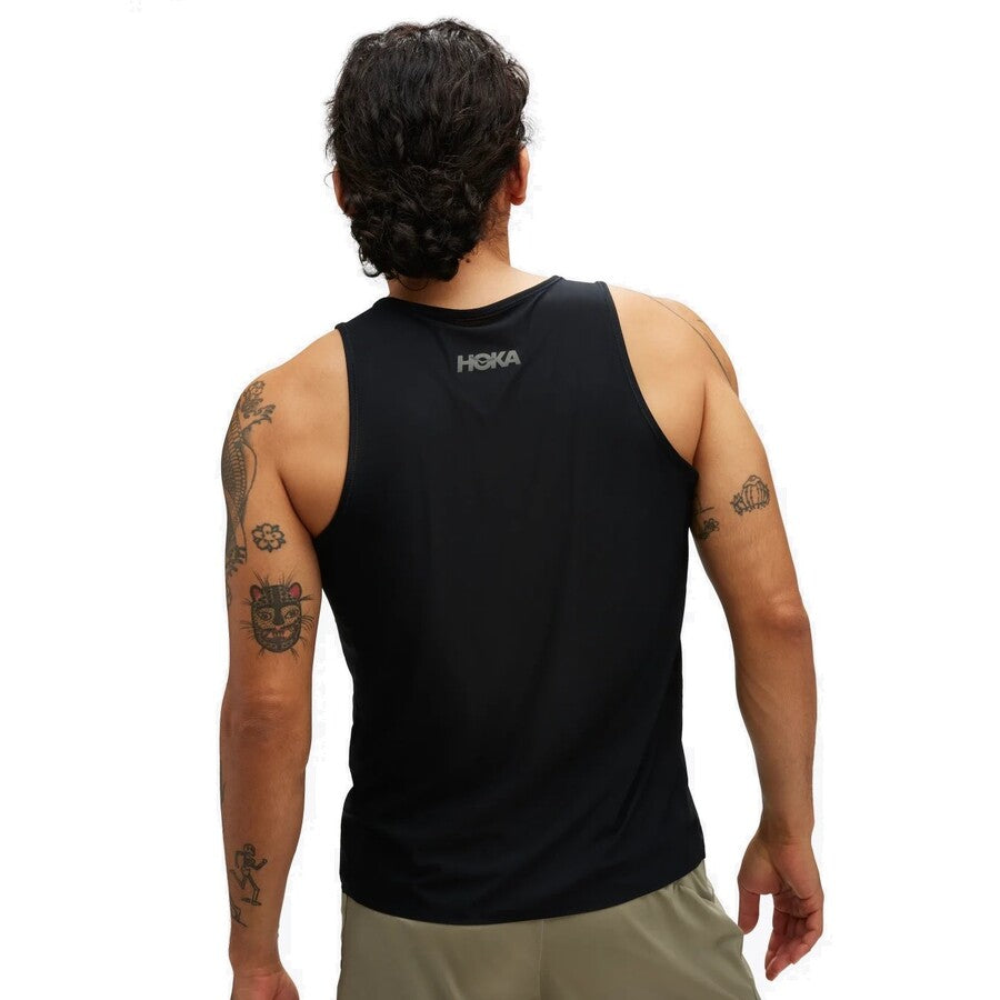 Hoka Airolite Run Tank Mens Running Tops and Singlets The Trail Co