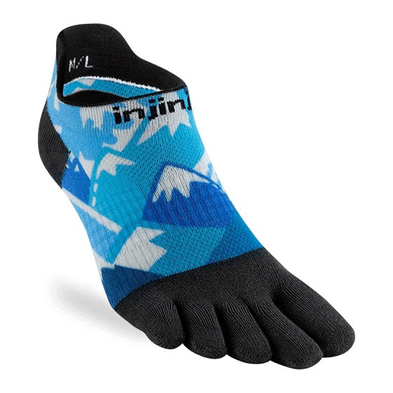 Injinji Run Sock | Lightweight | No Show | Glacier | Womens