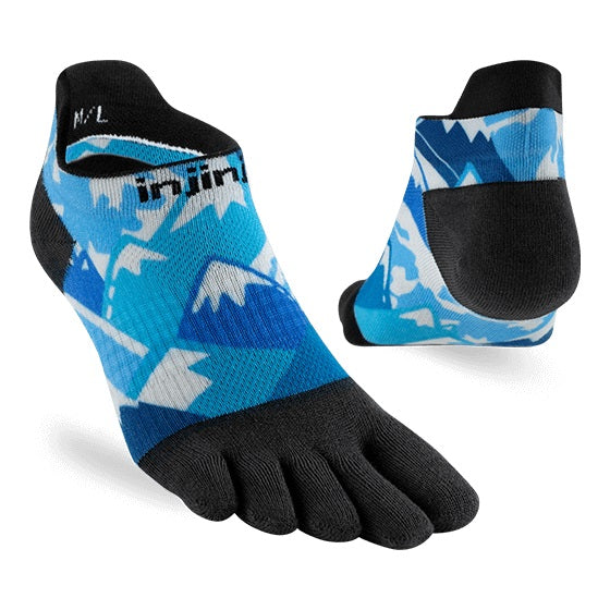 Injinji Run Sock | Lightweight | No Show | Glacier | Womens