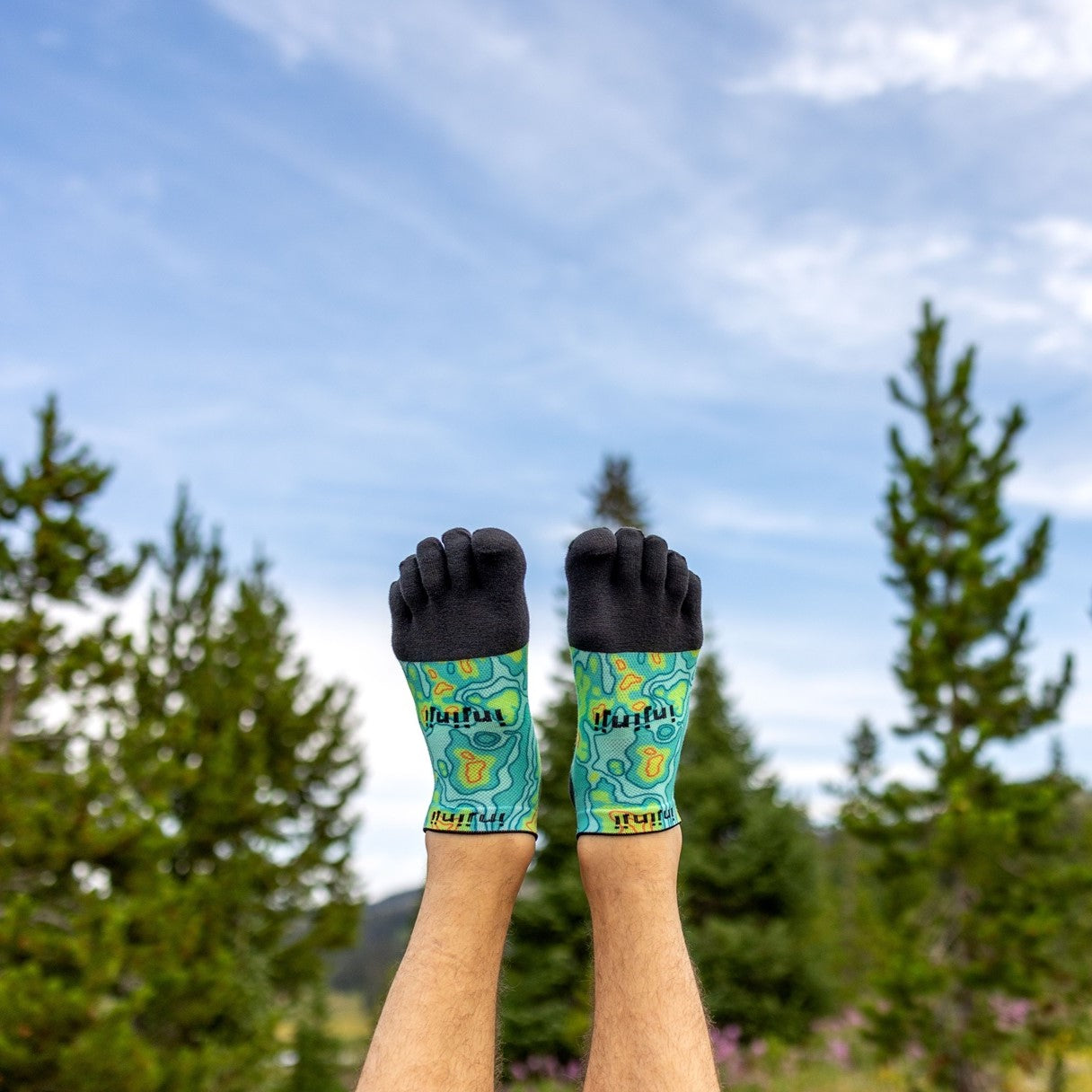 Injinji Run Sock | Lightweight | No Show | Hydro