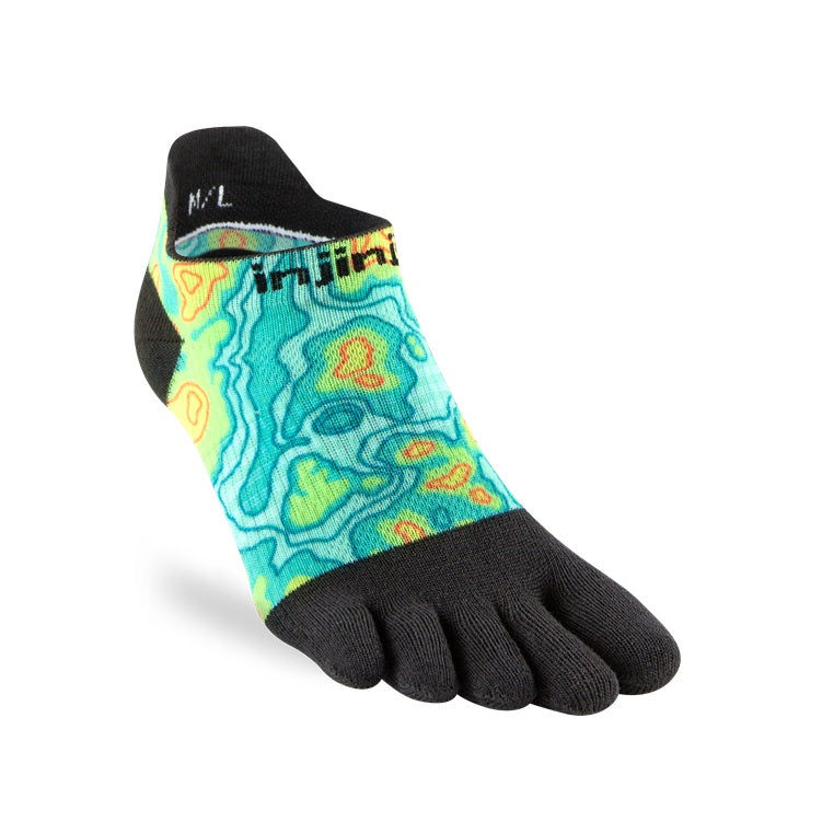 Injinji Run Sock | Lightweight | No Show | Hydro | Womens