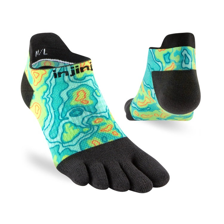 Injinji Run Sock | Lightweight | No Show | Hydro | Womens