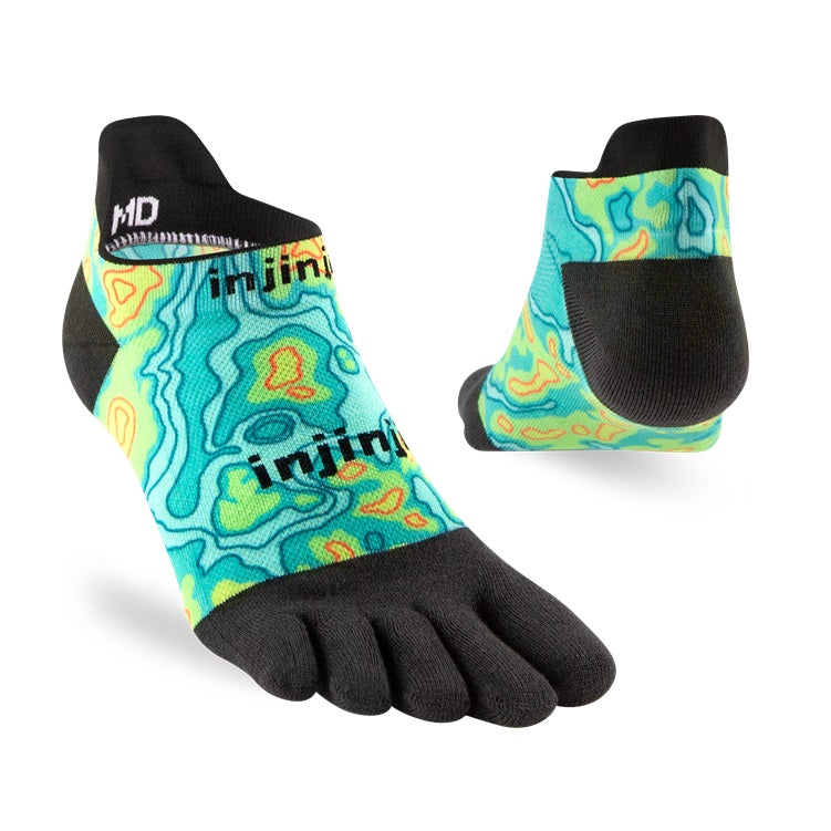 Injinji Run Sock | Lightweight | No Show | Hydro