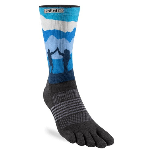 Injinji Trail Sock | Midweight | Crew Length | Denali | Womens