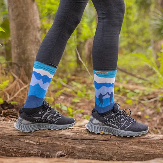 Injinji Trail Sock | Midweight | Crew Length | Denali | Womens