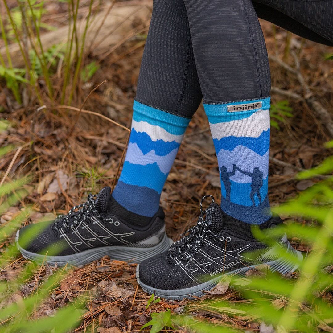 Injinji Trail Sock | Midweight | Crew Length | Denali | Womens