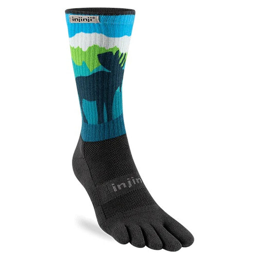 Injinji Trail Sock | Midweight | Crew Length | Ridgelines