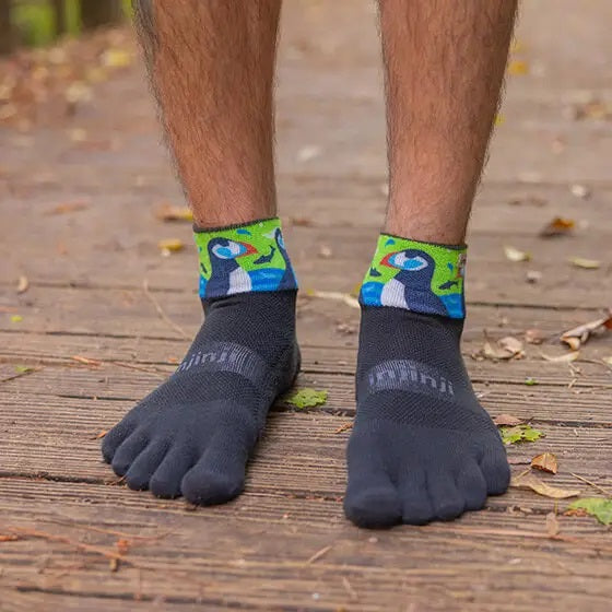 Injinji Midweight Mini-Crew Trail Running Toe Socks | The Trail Co.