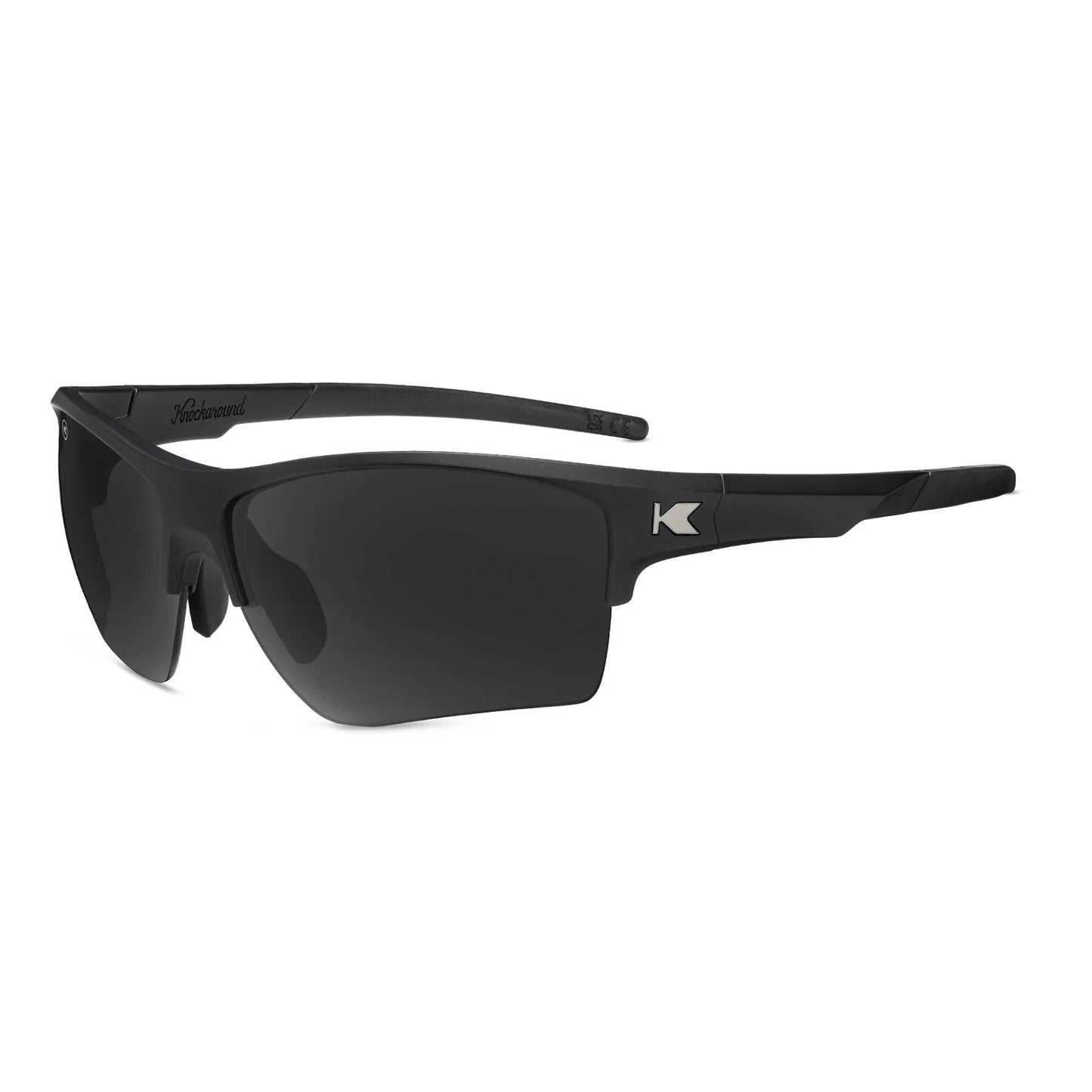 Knockaround Sunglasses | Flight Paths | Black on Black