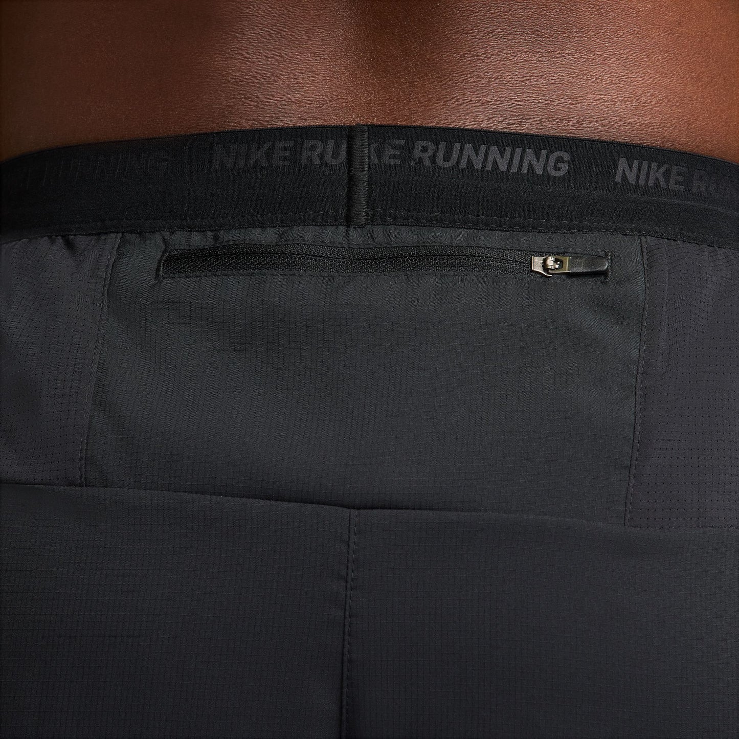 Nike Stride 5" Shorts | Black / Reflective Silver | Mens