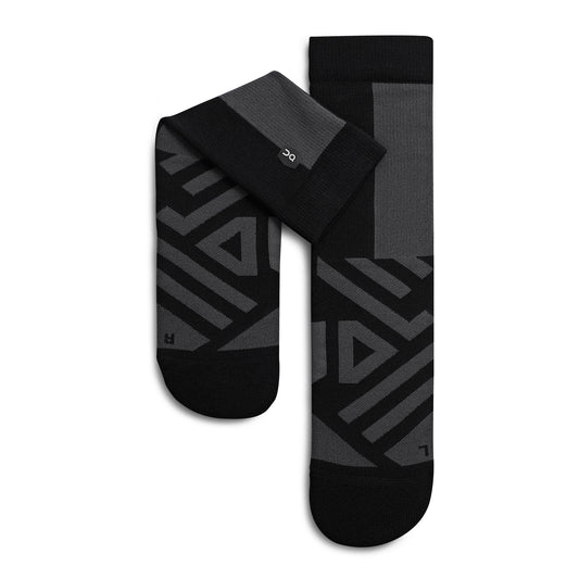 On Performance High Sock | Black / Shadow